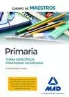 CUERPO DE MAESTROS PRIMARIA. TEMAS ESPECÍFICOS COMUNIDAD VALENCIANA