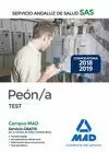 PEÓN/A DEL SERVICIO ANDALUZ DE SALUD. TEST
