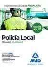 POLICÍA LOCAL 2019 ANDALUCÍA CORPORACIONES LOCALES