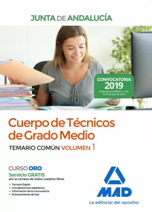 TÉCNICOS GRADO MEDIO 2019 CUERPO JUNTA ANDALUCÍA