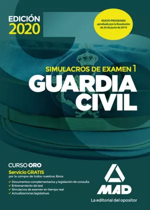 GUARDIA CIVIL 2020 SIMULACROS DE EXAMEN 1