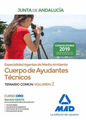 AGENTES MEDIO AMBIENTE 2019 JUNTA ANDALUCIA CUERPO AYUDANTES TECNICOS