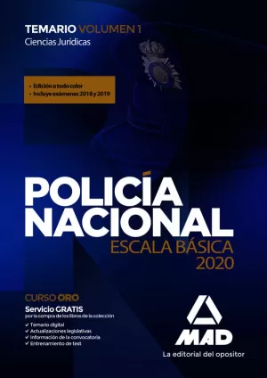 POLICÍA NACIONAL 2020 ESCALA BÁSICA
