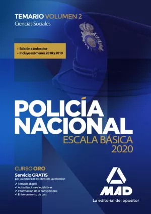 POLICÍA NACIONAL 2020 ESCALA BÁSICA