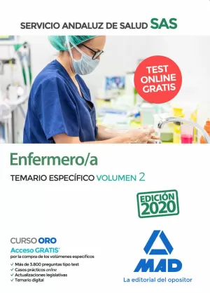 ENFERMERO/A SAS 2020. SERVICIO ANDALUZ DE SALUD.