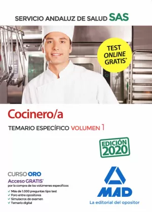 COCINERO/A SAS 2020 SERVICIO ANDALUZ SALUD