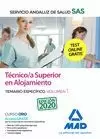 TÉCNICO/A SUPERIOR DE ALOJAMIENTO SAS 2020. SERVICIO ANDALUZ DE SALUD. TEMARIO ESPECÍF