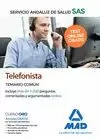 TELEFONISTA SAS 2020. SERVICIO ANDALUZ DE SALUD.