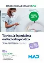TÉCNICO/A ESPECIALISTA RADIODIAGNÓSTICO SAS 2022 SERVICIO ANDALUZ SALUD