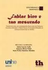 FABLAR BIEN E TAN MESURADO. VEINTICINCO AÑOS DE INVESTIGACION