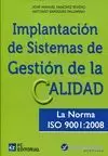 IMPLANTACION DE SISTEMAS DE GESTION DE CALIDAD