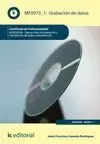 GRABACIÓN DE DATOS. ADGG0508 - OPERACIONES DE GRABACIÓN Y TRATAMIENT DE DATOS Y