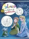 FROZEN. LUCES DE INVIERNO. COLOREO MI HISTORIA DE PELÍCULA