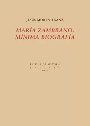 MARÍA ZAMBRANO. MÍNIMA BIOGRAFÍA