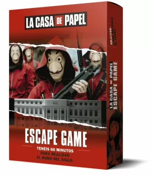 CASA DE PAPEL. ESCAPE GAME - JUEGO DE MESA