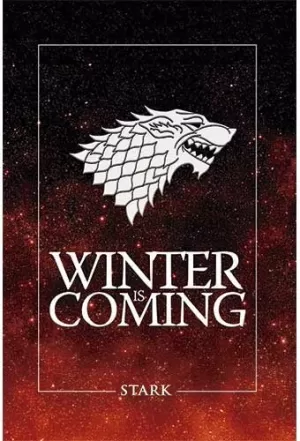 BLOC DE NOTAS GAME OF THRONES WINTER IS COMING
