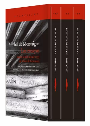 ESTUCHE MICHEL DE MONTAIGNE LOS ENSAYOS