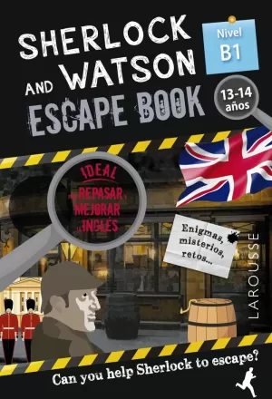 SHERLOCK & WATSON ESCAPE BOOK INGLÉS B1 13-14 AÑOS