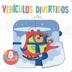 VEHICULOS DIVERTIDOS (8 PUZZLES)