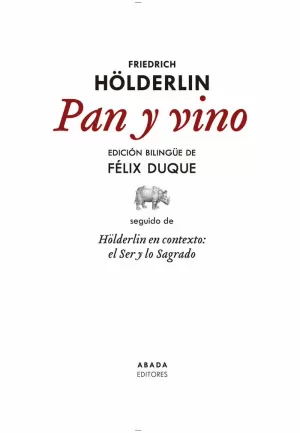 PAN Y VINO (BILINGÜE)
