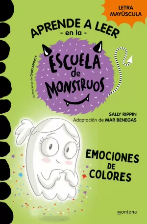 ESCUELA DE MONSTRUOS 8 EMOCIONES DE COLORES (LETRA MAYÚSCULA)