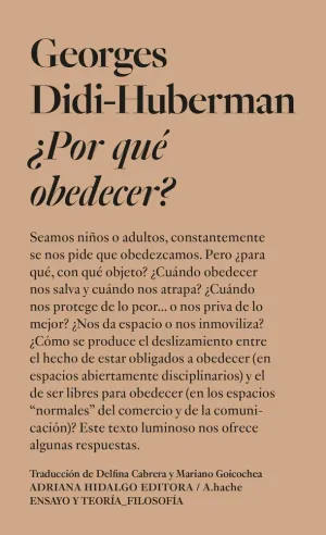 POR QUÉ OBEDECER?