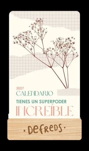 DEFREDS CALENDARIO MESA DE TARJETAS 2027