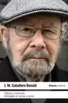 FÁBULA Y MEMORIA: ANTOLOGÍA EN PROSA Y VERSO