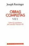 RATZINGER OBRAS COMPLETAS VII/1 SOBRE LA ENSEÑANZA DEL CONC