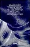 INTRODUCCIÓN A LA HERMENÉUTICA FILOSÓFICA