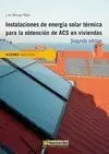 INSTALACIONES DE ENERGIA SOLAR TERMICA PARA OBTENCION ACS