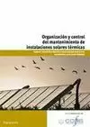 ORGANIZACION CONTROL MANTENIMIENTO INSTALACIONES SOLARES