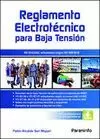 REGLAMENTO ELECTROTECNICO PARA BAJA TENSIÓN 2014 REBT