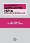 LEY RÉGIMEN JURÍDICO ADMINISTRACIONES PÚBLICAS Y PROCEDIMIENTO