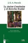 ANCIENT CONSTITUTION Y EL DERECHO FEUDAL