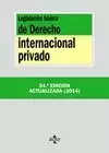 LEGISLACIÓN BÁSICA DE DERECHO INTERNACIONAL PRIVADO 2014