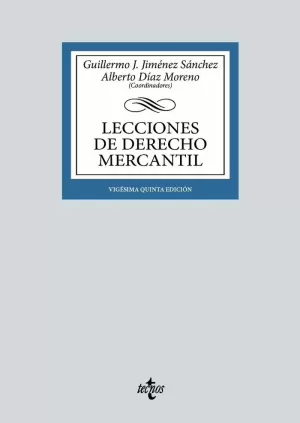 LECCIONES DE DERECHO MERCANTIL (25ED 2022)