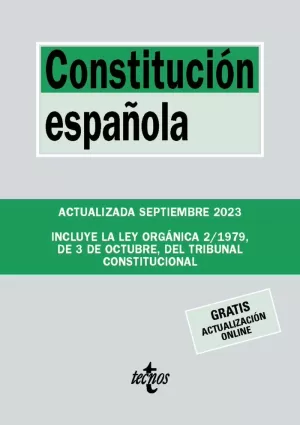CONSTITUCION ESPAÑOLA 27ª EDICION (ACTUALIZADA SEPTIEMBRE 2023)