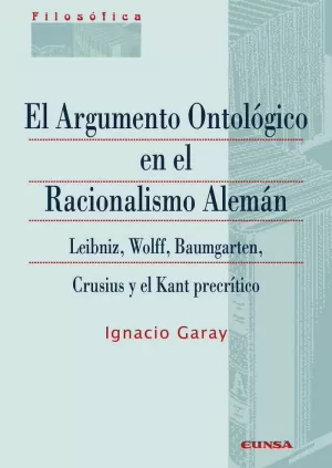ARGUMENTO ONTOLÓGICO EN EL RACIONALISMO ALEMÁN
