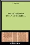 BREVE HISTORIA DE LA LINGUISTICA