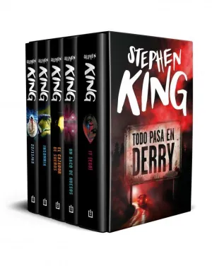 ESTUCHE TODO PASA EN DERRY (IT / UN SACO DE HUESOS / EL CAZADOR DE SUEÑOS / INSOMNIA / 22/11/63 )