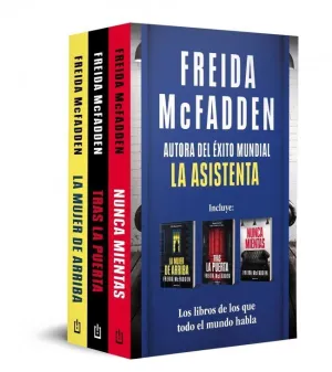 PACK FREIDA MCFADDEN (LA MUJER DE ARRIBA / TRAS LA PUERTA / NUNCA MIENTAS)