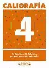 CUADERNO CALIGRAFIA 4