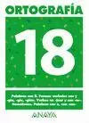 CUADERNO ORTOGRAFIA 18