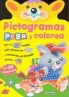 PICTOGRAMAS - PEGA Y COLOREA (AMARILLO / ROJO / AZUL / ROSA)
