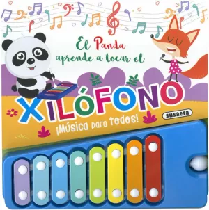 PANDA APRENDE A TOCAR EL XILÓFONO (CON XILÓFONO)