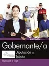GOBERNANTE/AN DIPUTACION TOLEDO TEMARIO Y TEST