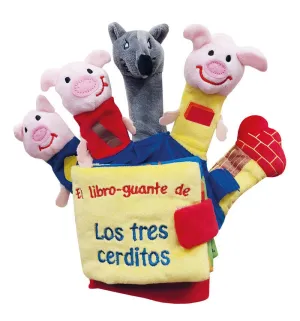 LIBRO GUANTE  LOS 3 CERDITOS Y EL LOBO