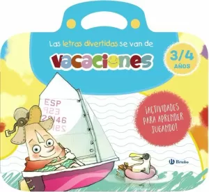 VACACIONES 3AÑOS / 4AÑOS LETRAS DIVERTIDAS SE VAN DE VACACIONES