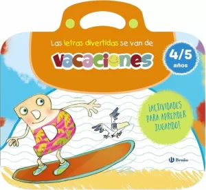 VACACIONES 4AÑOS / 5 AÑOS LETRAS DIVERTIDAS SE VAN DE VACACIONES